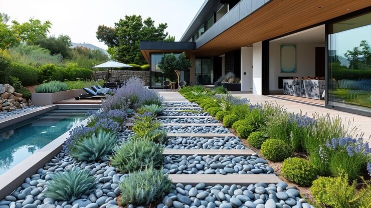 Gravel Pathways for a Modern Look